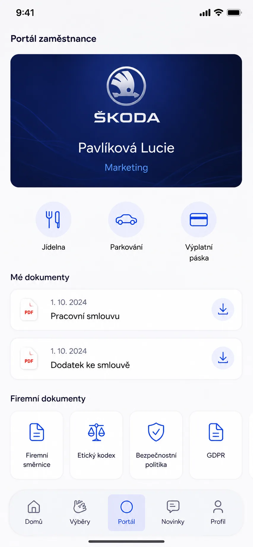 Dokumenty ukázka